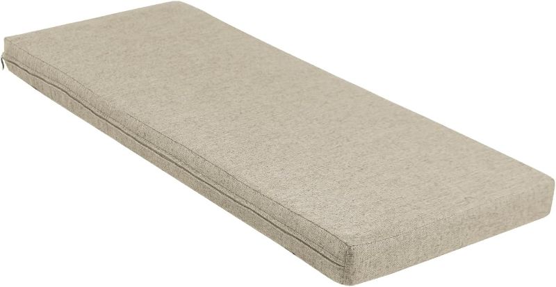 Photo 1 of 
mudilun Indoor 31inch Piano Bench Cushion Outdoor UV Protection Lounge Patio Seat Pad Thickened Soft Sofa Pads Kitchen Dining Washable Cushions(Beige)