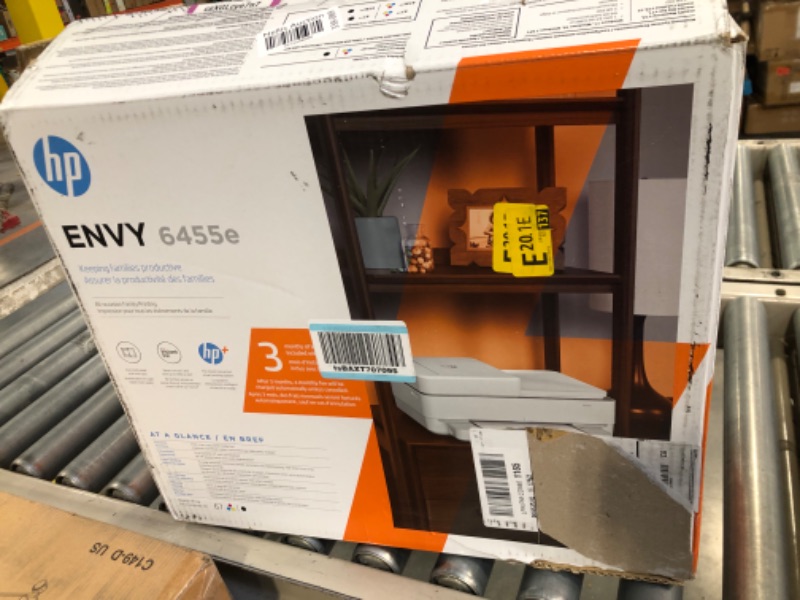 Photo 2 of HP ENVY 6455e Wireless Color All-in-One Printer with 6 Months Free Ink with HP+ (223R1A)
Factory sealed