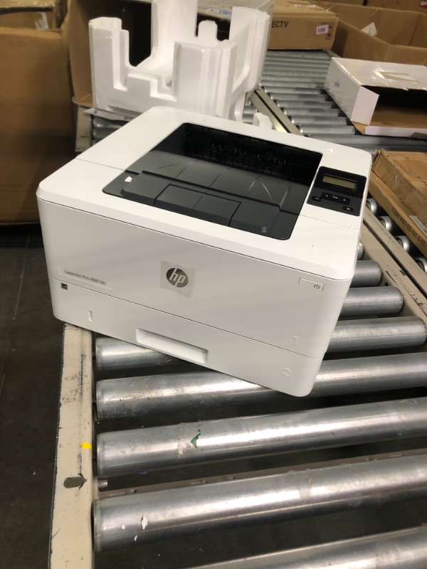 Photo 5 of ** FOR PARTS ONLY **  TURNS ON ** HP LaserJet Pro 4001dn Black & White Printer
***Used, but in good condition and functional*** 