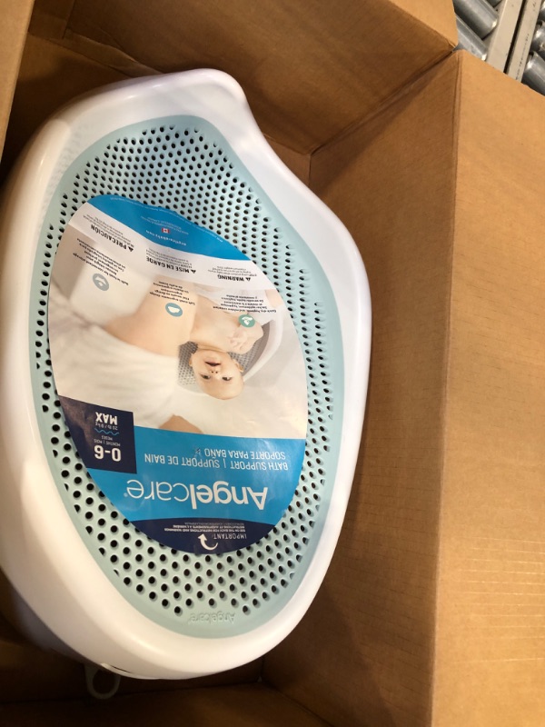 Photo 2 of *lightly used*Angelcare Baby Bath Support (Aqua) | Ideal for Babies Less than 6 Months Old