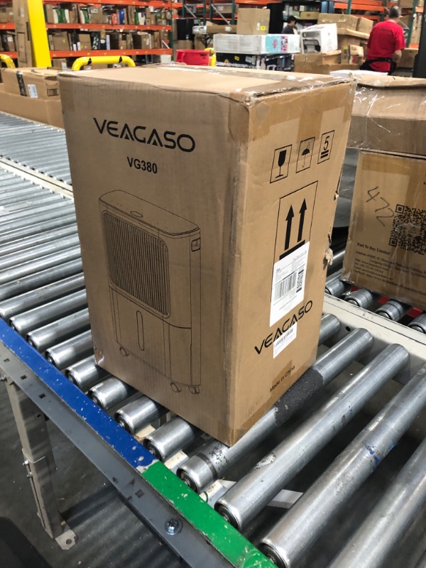 Photo 2 of 30 Pint Dehumidifiers for Home with Drain Hose, VEAGASO 2,500 Sq.Ft Dehumidifier for Basement, Large Room, Bathroom, Three Operation Modes, Intelligent Humidity Control, Dry Clothes, 24HR Timer
***Used, but in good condition and functional*** 