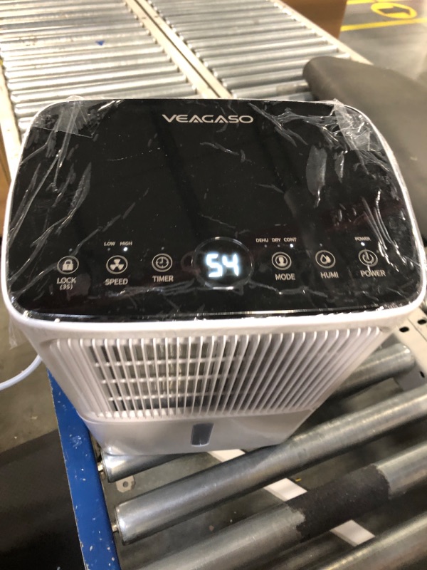 Photo 3 of 30 Pint Dehumidifiers for Home with Drain Hose, VEAGASO 2,500 Sq.Ft Dehumidifier for Basement, Large Room, Bathroom, Three Operation Modes, Intelligent Humidity Control, Dry Clothes, 24HR Timer
***Used, but in good condition and functional*** 