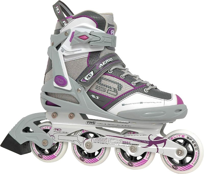 Photo 1 of  ROLLER DERBY AERIO Q60 INLINE SKATES WOMEN's sz  9ROLLERBLADES 