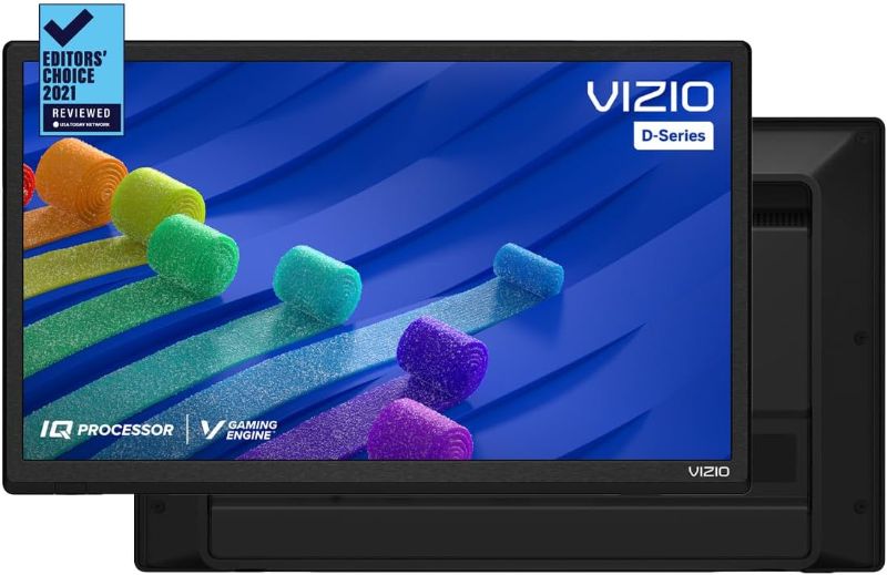 Photo 1 of 
VIZIO 24-inch D-Series 720p Full-Array LED HD Smart TV SmartCast Apple AirPlay 2 and Chromecast Built-in + Free Wall Mount (No Stands) - D24H-J09 (Renewed)