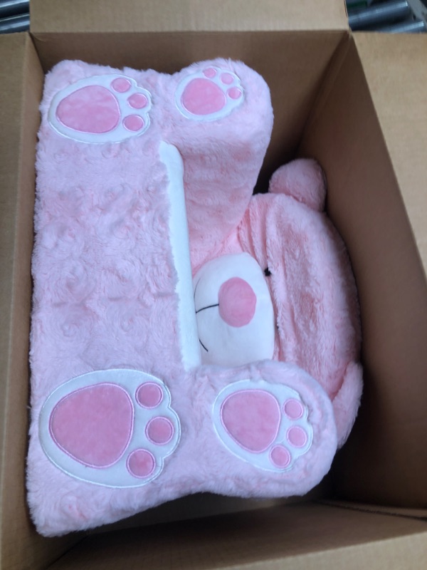 Photo 1 of Animal Adventure | Sweet Seats | Pink Bear Children's Plush Chair