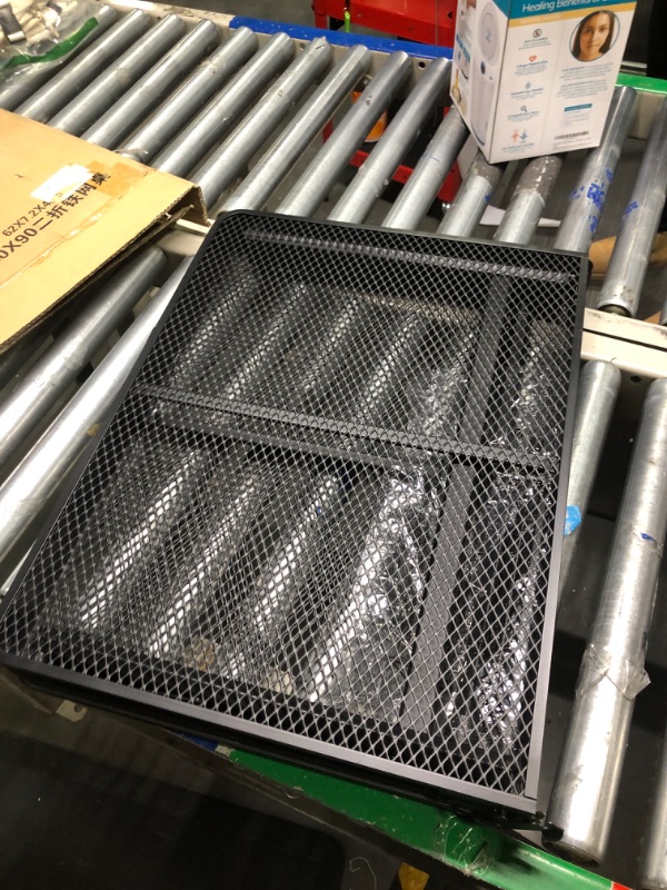 Photo 1 of Grovind Folding Grill Table Camping Table with Mesh Desktop, Lightweight 3 FT Metal Table for Outside, Height Adjustable Portable Grill Table for Camping, Picnic, Beach and BBQ, RV