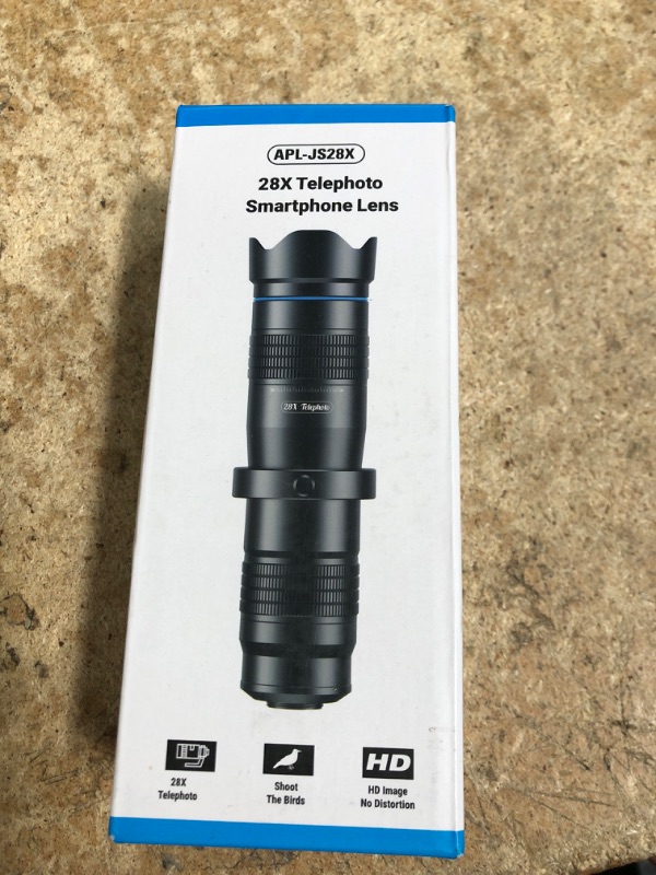 Photo 2 of APEXEL High Power 28x HD Phone Telephoto Lens with Remote Shutter Works with iPhone X/XR Samsung Pixel Android Any Smartphones