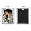 Photo 2 of 5x7 Picture Frames Set of 2, Glitter Glass Photo Frame for Tabletop Display, Gift Picture Frame, Horizontally or Vertically.