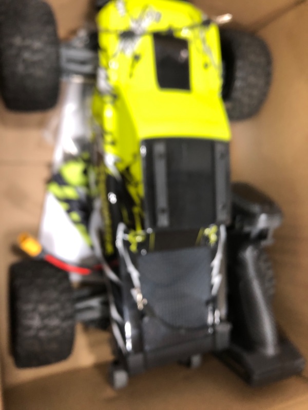 Photo 2 of AMORIL 1/10 RTR Brushless Fast RC Cars for Adults,Max 50mph Hobby Electric Off-Road Monster Truck,Waterproof High Speed RC Car 4WD Remote Control Car with 3S Lipo,Green