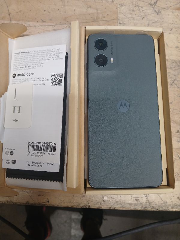 Photo 4 of ***SEE NOTES**Moto G 5G | 2024 | Unlocked | Made for US 4/128GB | 50MP Camera | Sage Green---PASSWORD LOCKED---SOLD AS IS -- NO REFUND