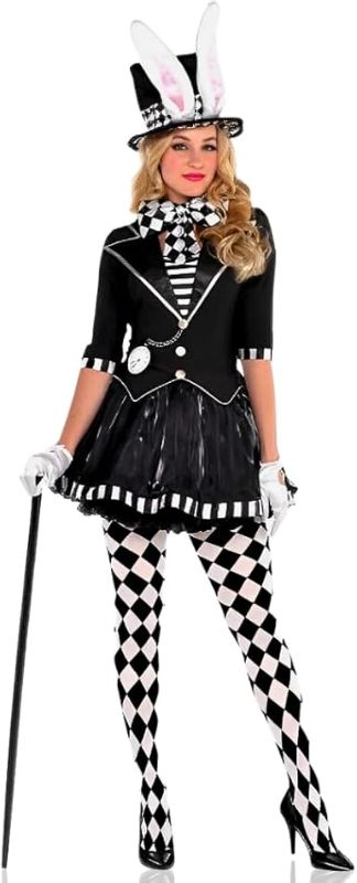 Photo 1 of **MISSING HAT AND CHOKER**
Dark Mad Hatter Costume Set - Small (2-4), Pack of 2 - Includes Dress, Tophat, Bowtie Choker, & Tights - Perfect for Halloween & Dress-Up Fun