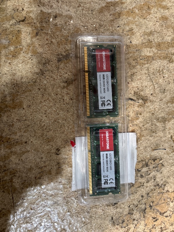Photo 1 of ?DDR3 RAM? GIGASTONE 32GB Kit (4x8GB) DDR3/DDR3L 1600MHz (1333MHz) PC3-12800 (PC3-10600) CL11 1.35V/1.5V 2Rx8 SODIMM 204 Pin Unbuffered Non ECC High Performance Notebook Laptop Memory Upgrade