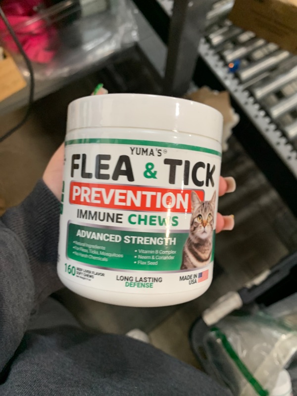 Photo 2 of **EXP. 1/2026**NONREFUNDABLE**
Flea Treatment for Cats - Flea and Tick Prevention for Cats - 160 Treats - Natural Cat Flea and Tick Treatment Pills - Soft Oral Cat Flea Treatment for Kittens - All Breeds & Ages - Made in USA