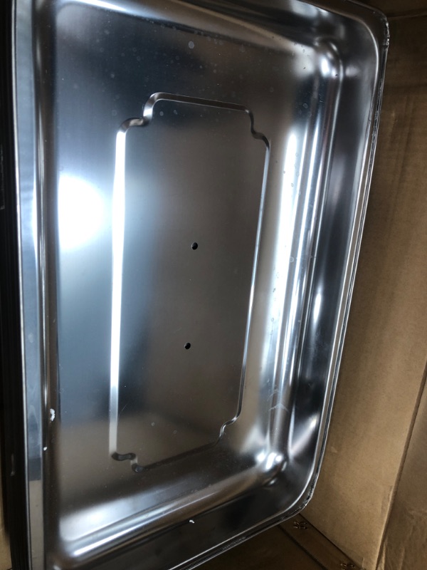 Photo 1 of 16 Chafing Dishes for Buffet 4 Pack, 9 Quart Stainless Steel Chafing Dish Buffet Set with Folding Frame, Food Warmers for Parties, Catering Supplies, Banquets, and Weddings