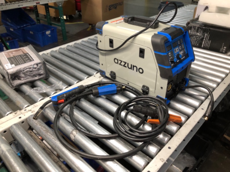 Photo 2 of ***Parts Only***AZZUNO 200A MIG Welder,110V/220V Dual Voltage multiprocess welder,Gas Gasless MIG Welding Machine,4 in 1 Flux MIG/Solid Wire/Lift TIG/Stick ARC Welder (Grey)