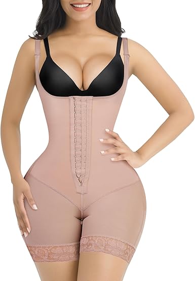 Photo 1 of (READ FULL POST) SHAPELLX Fajas Colombianas Shapewear for Women Tummy Control Plus Size Postpartum Body Shaper Butt Lifting Bodysuit XL 