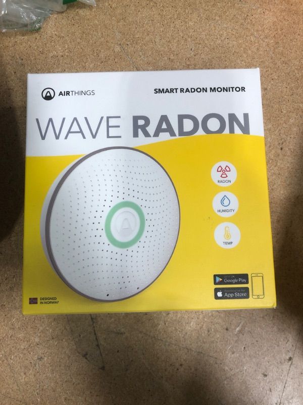 Photo 2 of Airthings 2950 Wave Radon - Smart Radon Detector with Humidity & Temperature Sensor – Easy-to-Use – Accurate – No Lab Fees – Battery Operated - Free App