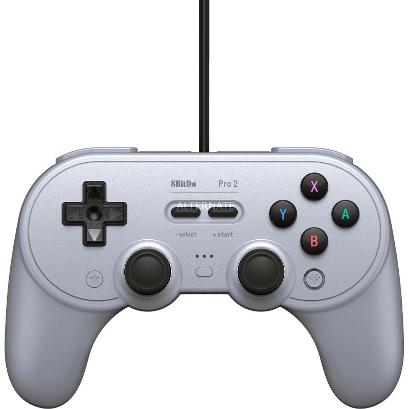 Photo 1 of 8BitDo - Pro 2 Wired Gamepad - Gray