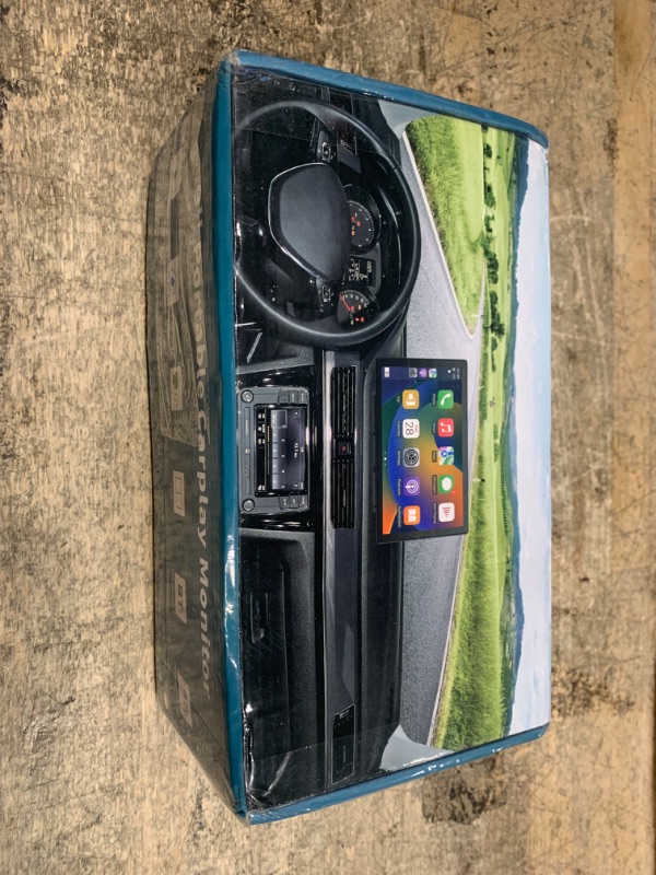 Photo 1 of Wireless Carplay with 4K Dash Cam, 9" Portable Carplay Screen for Car, Apple Carplay & Android Auto Car Satellite Radio with 1080P Backup Camera, GPS Navigation/Mirror Link/Voice Control/Bluetooth