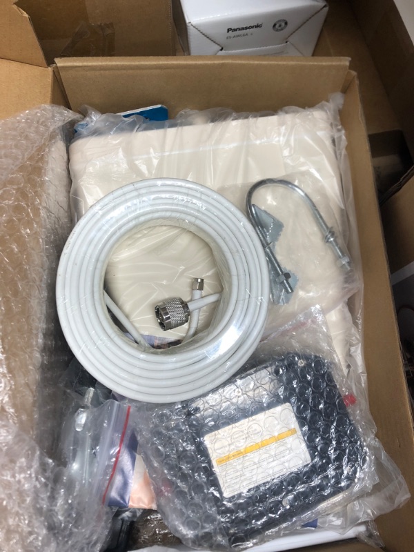 Photo 1 of 2024 Latest AT&T Signal Booster AT&T Cell Phone Signal Booster T Mobile Cell Booster for 5G 4G LTE on Band 12/17 AT&T Cell Booster AT&T Cell Booster ATT Extender Signal Booster Boost Call/Data Black