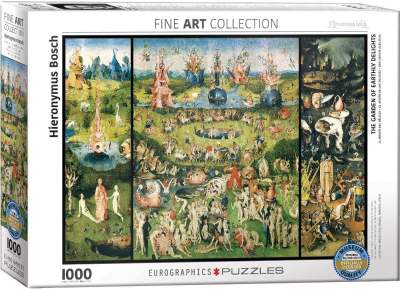 Photo 1 of (READ  FULL POST) EuroGraphics The Garden of Earthly Delights by Heironymus Bosch (1000 Piece) Puzzle
