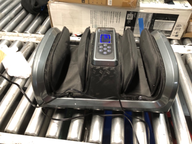 Photo 3 of ***USED - POWERS ON - UNABLE TO TEST FURTHER - MISSING REMOTE - SEE PICTURES***
TISSCARE Shiatsu Foot Massager with Heat: Foot Massager for Neuropathy, Plantar Fasciitis, Circulation and Pain Relief - Feet Massager for Massage Foot Calf Ankle Arm.