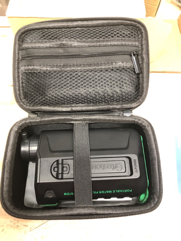 Photo 1 of Greeshow Electric Portable Water Filter Camping - Solar Powered, Hand Crank, USB Charging, Water Purifier Survival with Emergency Light for Hiking Backpacking Travel Outdoor, Phone Charger, GS-2811