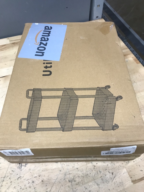 Photo 1 of Sywhitta 3-Tier Plastic Rolling Utility Cart with Handle, Multi-Functional Storage Trolley for Office, Living Room, Kitchen, Movable Storage Organizer with Wheels, Green