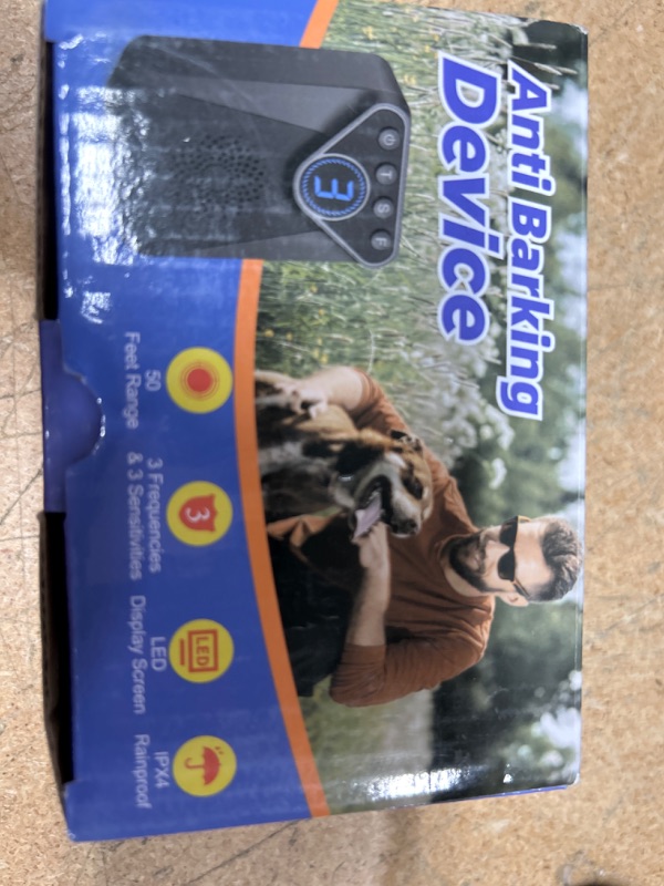 Photo 1 of 1500 mAh Rechargeable Anti Barking Device for Dogs Indoor Up to 50 Ft Range, 9 Modes Dog Bark Deterrent Devices Dog Training & Behavior Aids, Electric Bark Box Dog Barking Control Safe for Dogs