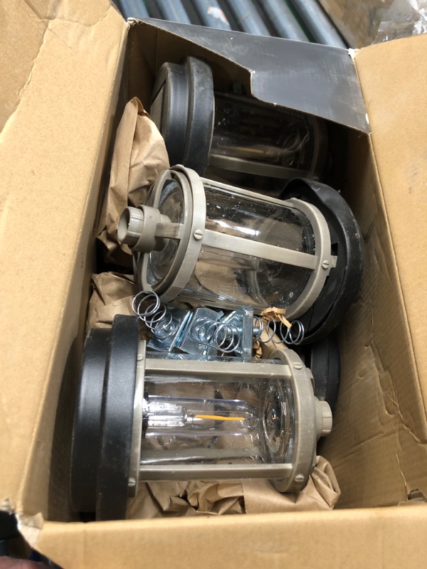 Photo 1 of (Heavily Used)
XMCOSY+ Solar Outdoor Lights 15 LM LED Garden Lights with 2-Tone Black & Grey, Seeded Glass Pathway Lights, IP65 Waterproof Solar Powered for Yard Landscape Walkway Driveway (6 Packs, Warm White)