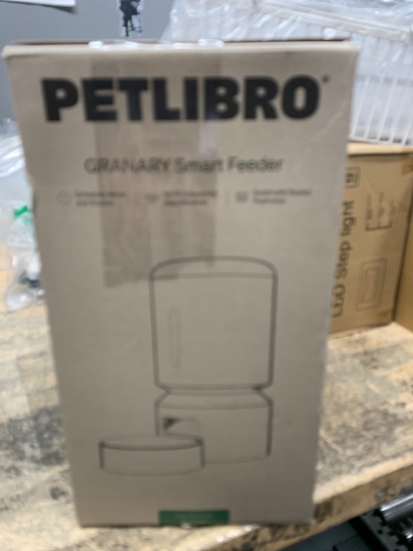 Photo 2 of ***(MISSING POWER CORD)***
PETLIBRO Automatic Cat Feeder, 5G WiFi Automatic Dog Feeder with Freshness Preservation, 5L Timed Cat Feeder with Low Food Sensor, Up to 10 Meals Per Day, Granary Pet Feeder for Cats, Black