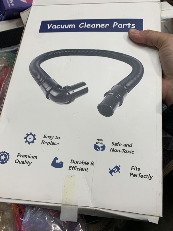 Photo 2 of 103048 Static-Dissipating Backpack Vacuum Hose Compatible with ProTeam Vacuum Hose with 1-1/2-inch Cuffs, Also fits Pro-Team Super Coach, Mode 6, and other Models - Replacement Backpack Vacuum Hose