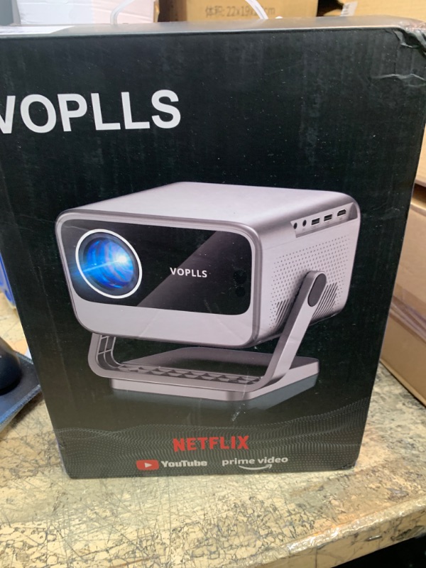 Photo 2 of [Netflix Officially and AI Auto Focus] VOPLLS 4K Projector with WiFi and Bluetooth