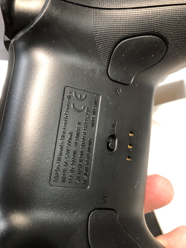 Photo 1 of 8Bitdo Ultimate Bluetooth Controller with Charging Dock, Wireless Pro Controller with Hall Effect Sensing Joystick, Compatible with Switch, Windows and Steam Deck (Black)