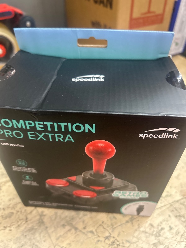 Photo 3 of (READ FULL POST) SPEEDLINK SL-650212-BKRD Competition PRO EXTRA USB Joystick - Anniversary Edition, Retro-Arcade-Stick, schwarz-rot