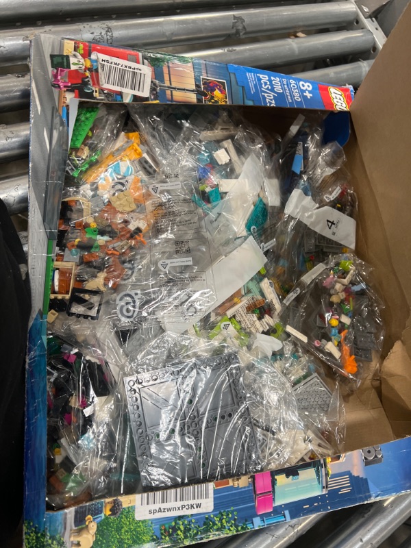 Photo 2 of * MISSING PARTS* LEGO City Downtown 60380 Building Toy Set, Multi-Feature Playset with Connecting Room Modules, Includes 14 Inspiring Minifigure Characters and a Dog Figure, Sensory Toy for Kids Ages 8+