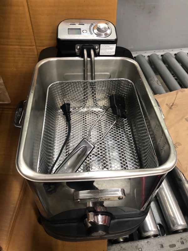 Photo 3 of All-Clad Electrics Stainless Steel Deep Fryer with Basket 3.5 Liter Oil Capacity