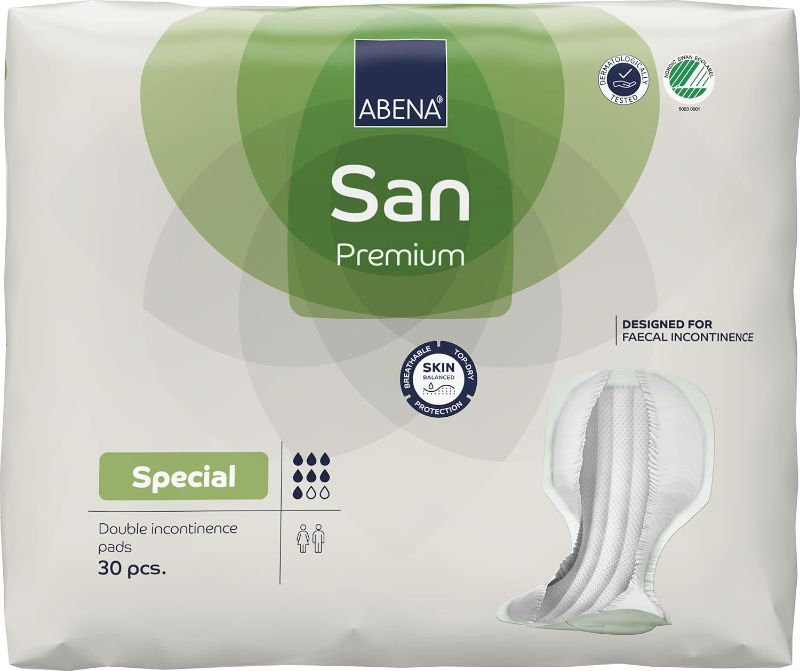 Photo 1 of Abena San SPECIAL - Specifically Designed For Fecal Incontinence, 30 Count