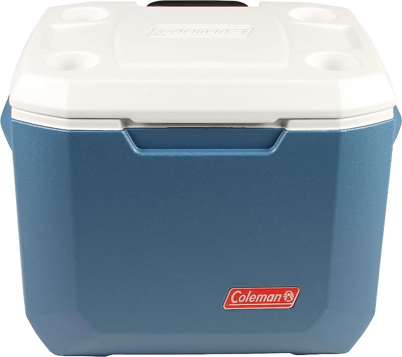 Photo 1 of Coleman Portable Rolling Cooler | 50 Quart Xtreme 5 Day Cooler with Wheels | Wheeled Hard Cooler Keeps Ice Up to 5 Days