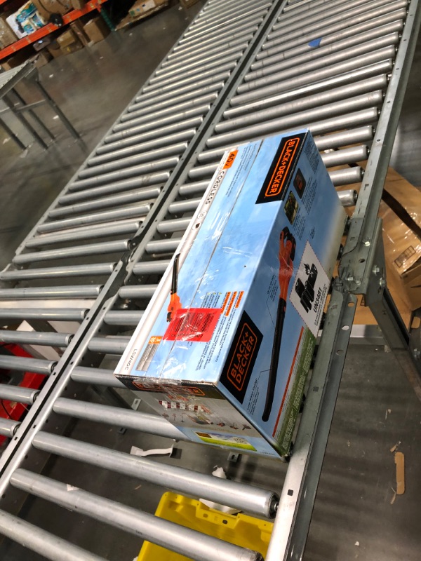 Photo 1 of BLACK+DECKER LSW40C Lithium Sweeper + 40-Volt Battery Pack Kit w/ extra 2.0 AH Battery