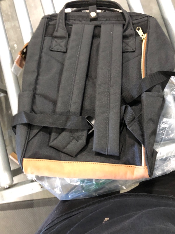 Photo 4 of Himawari Laptop Backpack for Women&Men,Wide Open Large USB Charging Port 15.6 Inch Laptop Doctor College Work Bag(123#-Black)
