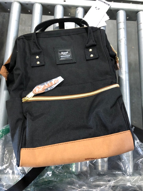 Photo 2 of Himawari Laptop Backpack for Women&Men,Wide Open Large USB Charging Port 15.6 Inch Laptop Doctor College Work Bag(123#-Black)
