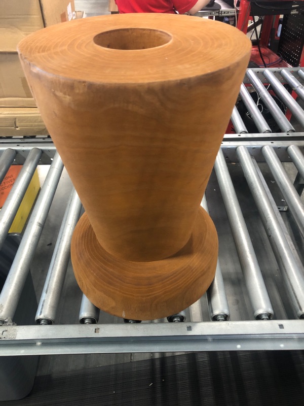 Photo 1 of Uziass Wood Tree Stump Stool, 15" Wood Tree Stump Side Table Wooden Stump End Table Round Tree Stump Table Outdoor Stump Table Natural Decorative Garden Stools for Living Room Bedroom Patio Home Decor 15.5" (H) x 11" (W) x 11"(L)