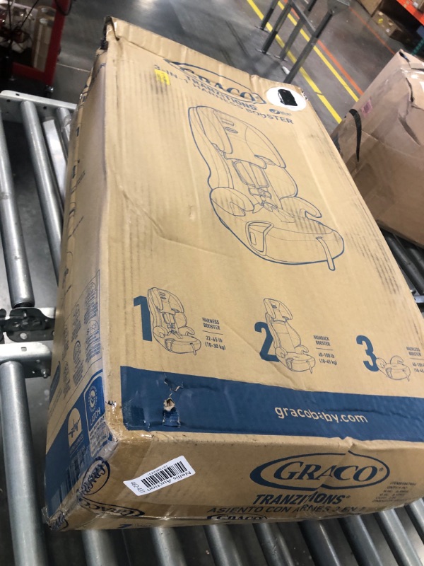 Photo 1 of Graco Tranzitions 3 in 1 Harness Booster Seat, Proof Tranzitions Black