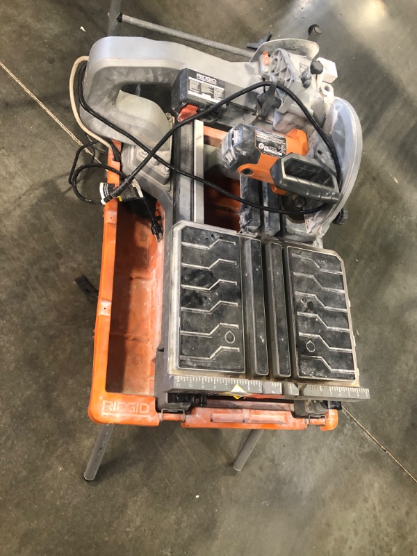 Photo 5 of 10 in. Wet Tile Saw with Stand