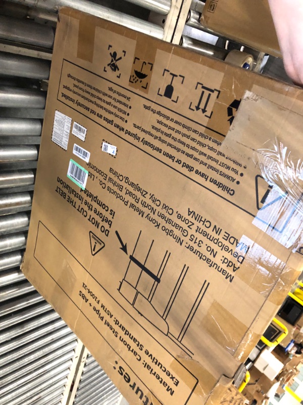Photo 1 of Mom's Choice Awards Winner-Cumbor 29.5"-40.6" Width Pressure or Hardware Mounted Auto Close Safety Baby Gate, Durable Extra Wide Dog Gate for Stairs, Doorways, Easy Walk Thru Pet Gate for House 30.5" Tall White