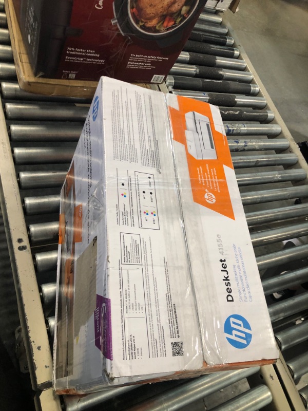 Photo 5 of HP DeskJet 4155e Wireless Color All-in-One Printer & 67XL Tri-Color High-Yield Ink Cartridge | 3YM58AN & 67XL Black High-Yield Ink Cartridge | 3YM57AN Printer + Tri-color Ink + Black Ink