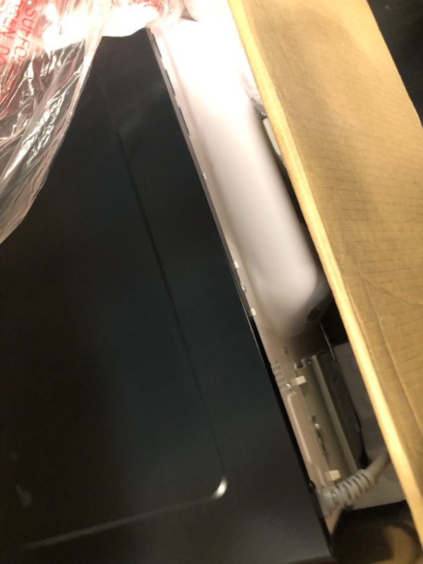 Photo 1 of ***SLIGHTLY UNEVEN TOP*** TOSHIBA ML-EM45PIT(BS) Countertop Microwave Oven with Inverter Technology, Kitchen Essentials, Smart Sensor, Auto Defrost, 1.6 Cu.ft, 13.6" Removable Turntable, 33lb.&1250W, Black Stainless Steel 1.6 Cu. Ft.-Inverter