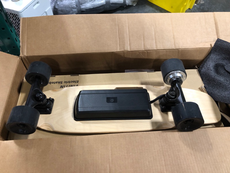 Photo 1 of Vinitin Electric Skateboards 290W Electric Longboard with Gravity Sensor Max 10 MPH, 7 Layer Maple Deck, Electric Skateboards for Teens No Remote Needed