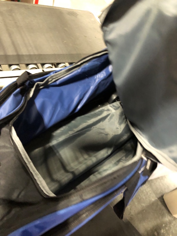 Photo 3 of Wrangler Wesley Rolling Duffel Bag Large 30-Inch Navy Blue